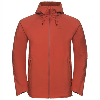 Jas Odlo Men Jacket Insulated Ascent S-Thermic Waterproof Ketchup