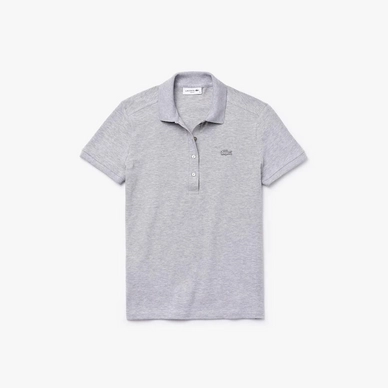 Polo Lacoste Women PF5462 Slim Fit Stretch Silver Chine