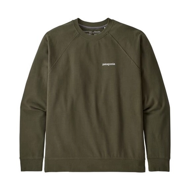 Trui Patagonia Men P-6 Logo Organic Crew Sweatshirt Basin Green