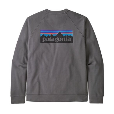 Pull Patagonia Homme P-6 Logo Organic Crew Sweatshirt Noble Grey