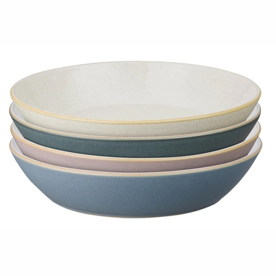 Lot De 2 Assiettes à Pâtes Milano 27 Cm - Porcelaine Van Well Pour Spaghetti, Nouilles Et Plats