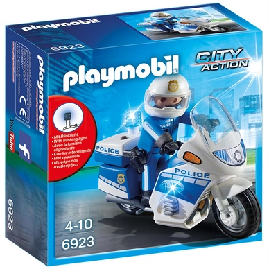 Playmobil City Action Polizeimotorrad mit LED-Licht 6923
