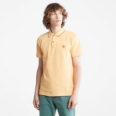 Polo Timberland SS Jacquard YD Hommes Buff Orange