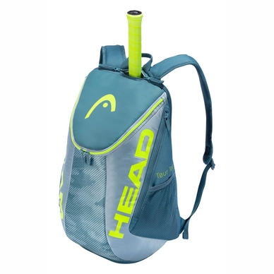 Tennis Bag HEAD Tour Team Extreme Backpack Grey Neon Yellow 2020