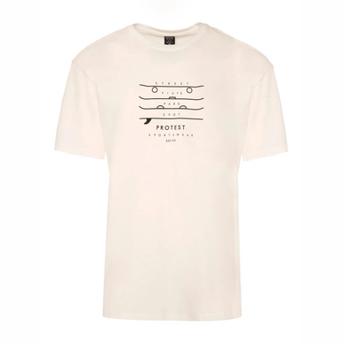 T-Shirt Protest Men Curly Seashelloffwhite
