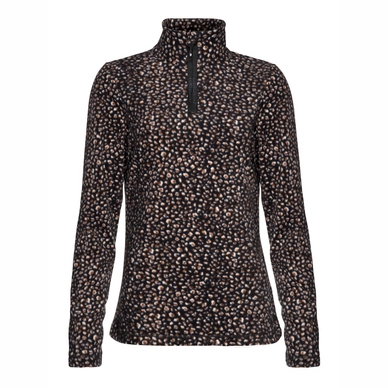 Ski Sweatshirt Protest Women Fuzzy 20 1/4 Zip True Black