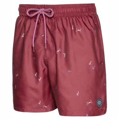 Short de Bain Protest Men Souflee Dark Cherry