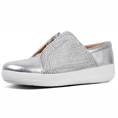 FitFlop F-Sporty II Shirred Silver