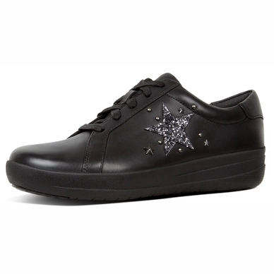 Sneaker FitFlop F-Sporty II Glitter Star Black Damen