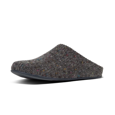 FitFlop Shove Mule Knitted Charcoal Grey