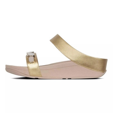FitFlop Fino™ Shellstone Slide Artisan Gold