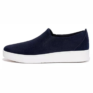 Chaussons FitFlop Women Rally Slip On Suede Midnight Navy
