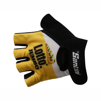 Fahrradhandschuhe Santini Lotto Jumbo Merchandise Summer Gloves
