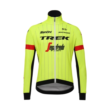 Fietsjack Santini Men Trek-Segafredo Windstopper Winter Yellow Fluo