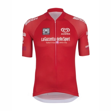 Fietsshirt Santini Giro d'Italia Red Jersey Replica Short Sleeve 2016