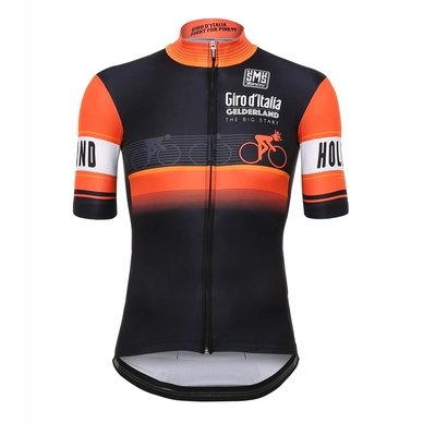 Fietsshirt Santini Giro D'Italia The Big Start-Gelderland Short Sleeve Jersey