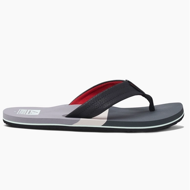 Slipper Reef Men Tri Waters Grey Red
