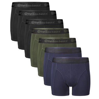 Boxershort Bamboo Basics Rico Black Navy Army (7er Set) Herren