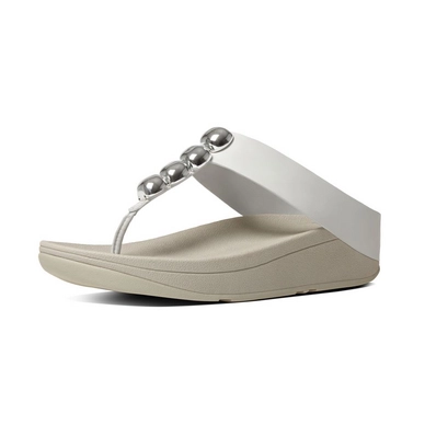 FitFlop Rola Leather Urban White