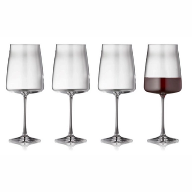 Red Wine Glass Lyngby Glass Crystal Zero Clear 540 ml (4-piece)