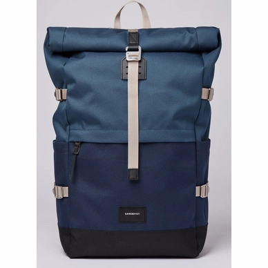 Sac à Dos Sandqvist Bernt Multi Steel Blue Navy Blue