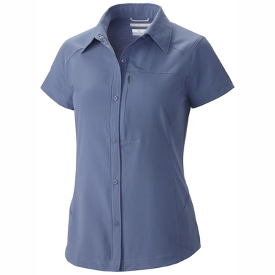 Chemise à manches courtes Women Columbia Silver Ridge Bleu