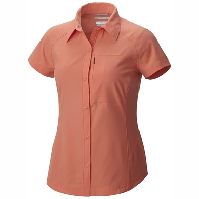 Chemise à manches courtes Women Columbia Silver Ridge Orange