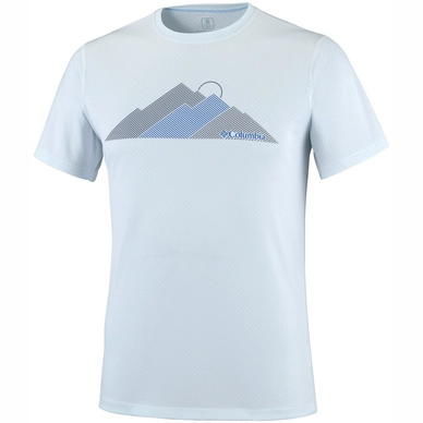T-Shirt Columbia Zero Rules Short Sleeve Graphic White Tri Peak