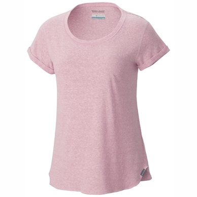 T-Shirt Columbia Trail Shaker Short Sleeve Cherry Blossom Heather Damen