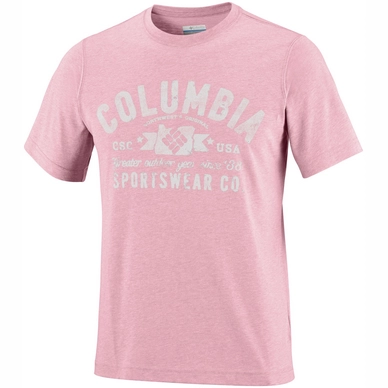 T-Shirt Columbia Csc Eu Round Bend Tee Sunset Rot Herren