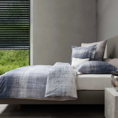 Bettwäsche Heckett & Lane Refined Sater Blau Baumwolle