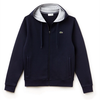 Hoodie Lacoste 1HS1 Navy Blue Silver Chine