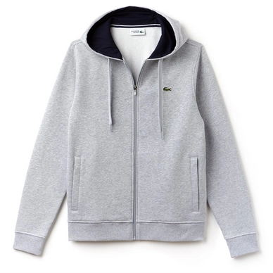 Hoodie Lacoste 1HS1 Silver Chine Navy Blue