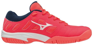 Badmintonschoen Mizuno Junior Lightning Star Z4 Fiery Coral White