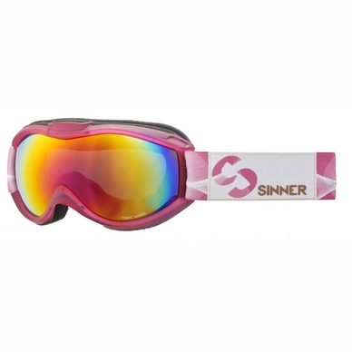 Ski Goggles Sinner Toxic Matte Pink Red