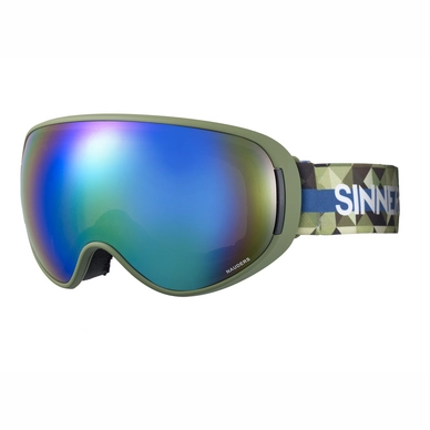 Masque de Ski Sinner Nauders Matte Green Green  Sintec