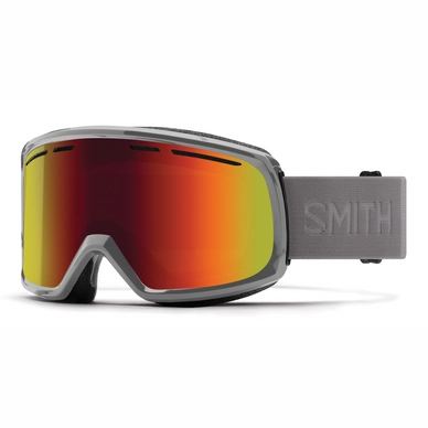 Masque de Ski Smith Men AS Range Charcoal 2021 / Red Solx Mirror Antifog