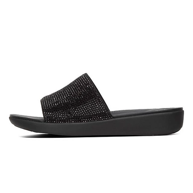 FitFlop Sola™ Crystalled Slide Black