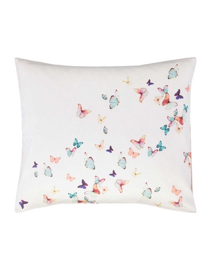 Taies d'oreiller Esprit Spring Butterflies Multi Satin de Coton (65 x 65 cm)