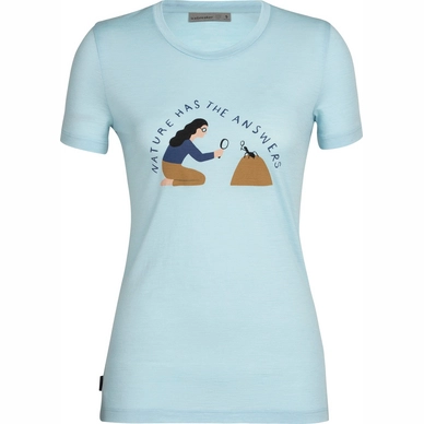 T-Shirt Icebreaker Women Tech Lite II SS Tee Nature has the Ans Haze