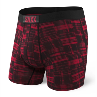 Boxershorts Saxx Vibe Red Patched Plaid Herren