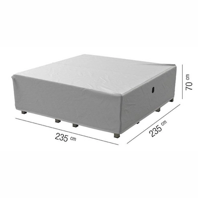 Loungesethoes AquaShield Light Grey (235 x 235 x 70 cm)