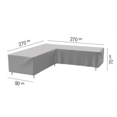 Loungesethoes AquaShield  L-shape Light Grey (270 x 270 x 90 x h70 cm)