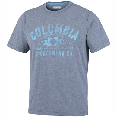 T-Shirt Columbia Csc Eu Round Bend Carbon Herren
