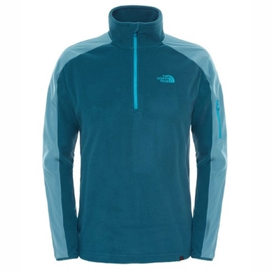 Polaire The North Face Men's 100 Glacier Delta 1/4 Zip Depth Green