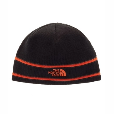 Muts The North Face TNF Logo Beanie Black Orange
