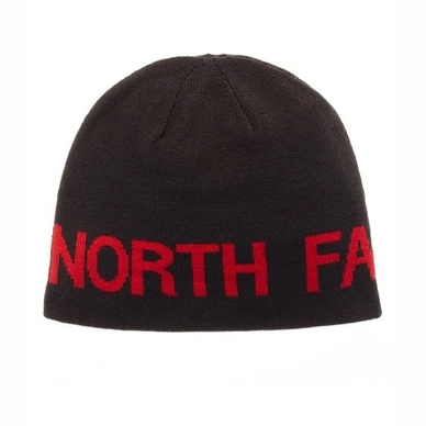 Bonnet The North Face TNF Beanie Black Red Reversible