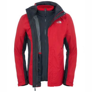 Winterjacke The North Face Evolution II Triclimate Rot Herren