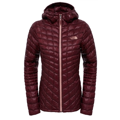 Winterjacke The North Face Thermoball Hoodie Deep Garnet Rot Damen