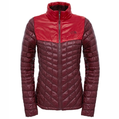Winterjacke The North Face Thermoball Full Zip Deep Garnet Rot High Risk Damen
